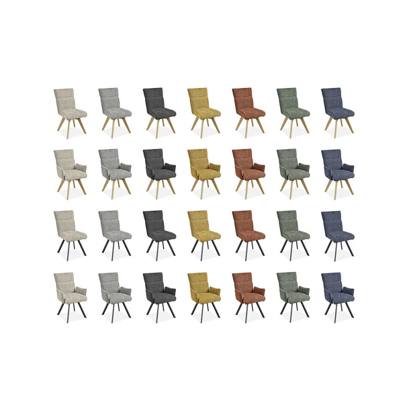 Ambre - Chaise pieds bois 